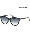 Sunglasses TF1055K 01B Cat's Eye Asian Fit Horned Rim - TOM FORD - BALAAN 1