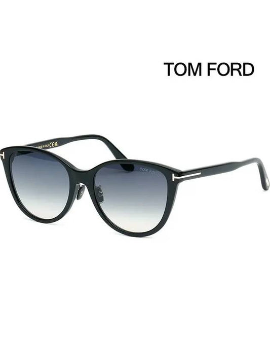 Eyewear Cat s Eye Asian Fit Sunglasses Black - TOM FORD - BALAAN 2