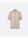 Oblique Short Sleeve Shirt Beige - DIOR - BALAAN 2