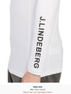 Golf Aello Soft Compression Short Sleeve T Shirt White - J.LINDEBERG - BALAAN 9