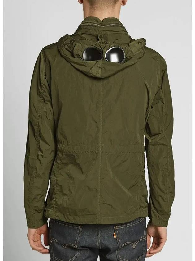 11th Anniversary Goggle Zipup Hooded Jacket Khaki B04027 E00 004 659 - CP COMPANY - BALAAN 3