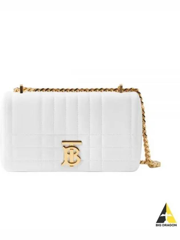 Lola Small Shoulder Bag Optic White - BURBERRY - BALAAN 2