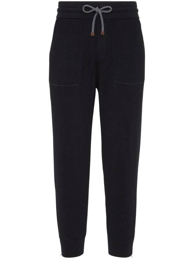 Knit Track Pants M29201019GCH101 - BRUNELLO CUCINELLI - BALAAN 1