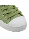 Plimsoll 20 logo canvas low-top sneakers green - VIVIENNE WESTWOOD - BALAAN.