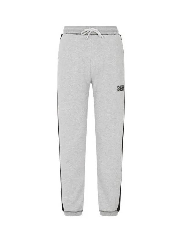 Men's Color Block Jogger Pants Melange Gray 271401 - DIESEL - BALAAN 1