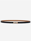 focus belt rose gold buckle gold black - HERMES - BALAAN 1