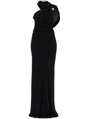 asymmetric american neckline dress with asym - CHRISTOPHER ESBER - BALAAN 1