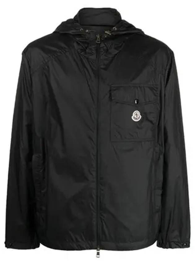 Men's Samakar Zip Up Hoodie Black - MONCLER - BALAAN 2