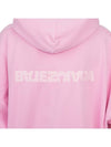 Logo Print Hoodie Pink - BALENCIAGA - BALAAN 9