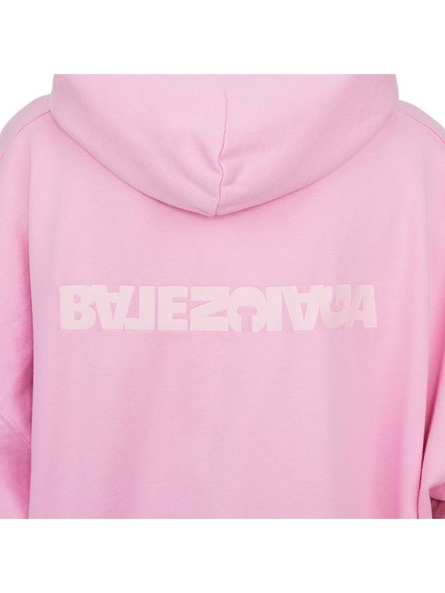 Logo Print Hoodie Pink - BALENCIAGA - BALAAN 9