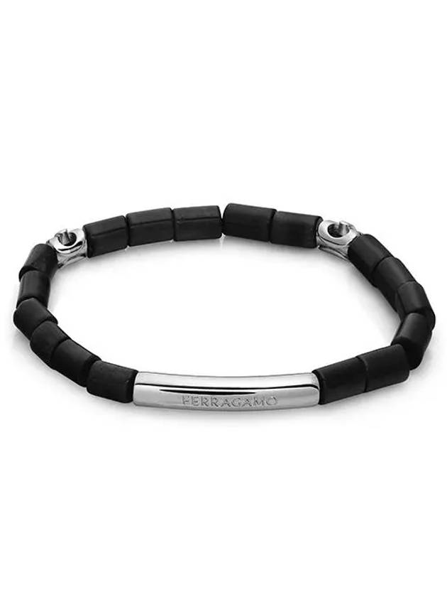 Stone Bracelet Black Agate - SALVATORE FERRAGAMO - BALAAN 2