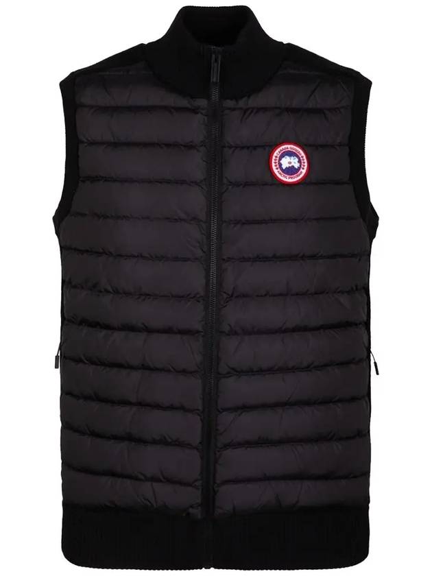 Hybrdige Slim Fit Merino Wool Padded Vest Black - CANADA GOOSE - BALAAN 2