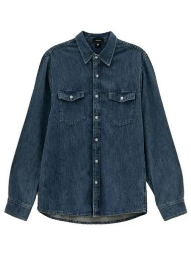 western denim shirt indigo - WARDROBE.NYC - BALAAN 1