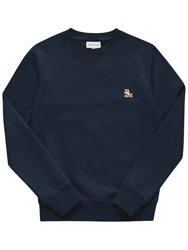 Chillax Patch Regular Sweatshirt Ink Blue - MAISON KITSUNE - BALAAN 6