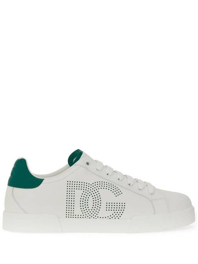 Portofino Calfskin Low Top Sneakers White - DOLCE&GABBANA - BALAAN 2