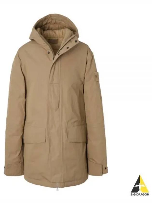 Ghost Piece Nylon Hooded Jacket Beige - STONE ISLAND - BALAAN 2