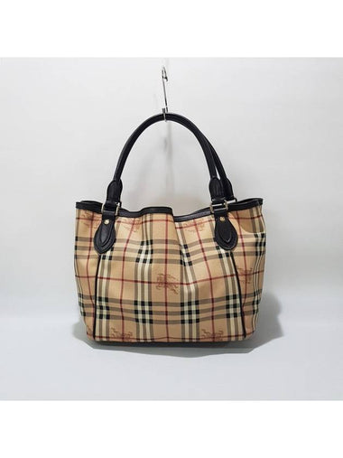 Checked tote shoulder bag - BURBERRY - BALAAN 1