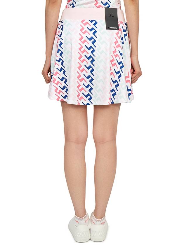 Joline Print A Line Skirt Pink Painted Bridge - J.LINDEBERG - BALAAN 5