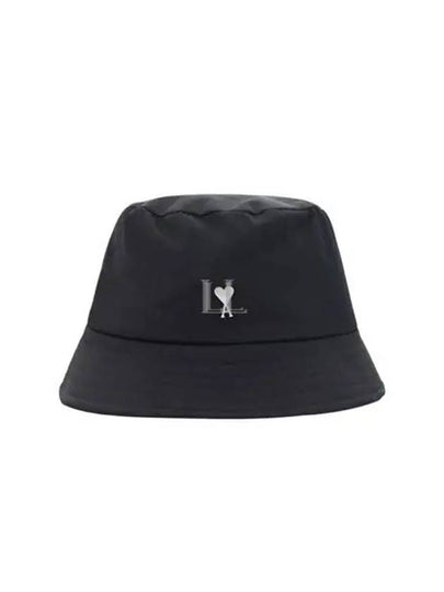 Logo Bucket Hat Black - AMI - BALAAN 2