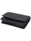 Intrecciato Flap Business Card Wallet Navy - BOTTEGA VENETA - BALAAN 4