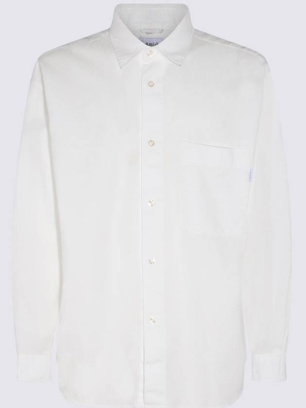 Amish White Cotton Shirt - AMISH - BALAAN 1