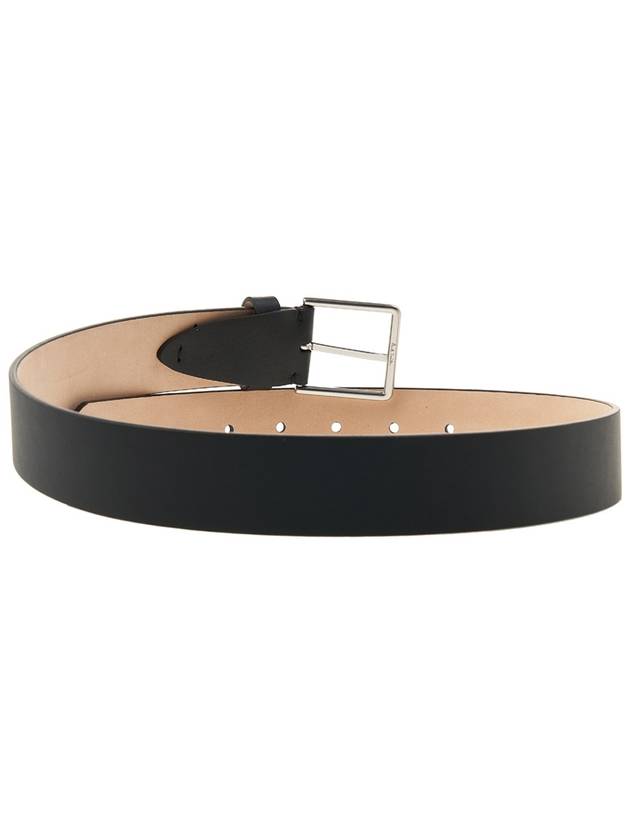 Men's Stitched Leather Belt Black - PAUL SMITH - BALAAN 5