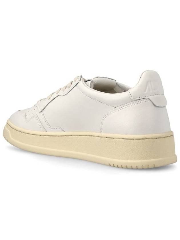 Medalist Leather Low Top Sneakers White - AUTRY - BALAAN 4