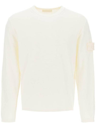 Ghost Piece Knit Top White - STONE ISLAND - BALAAN 1