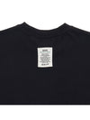 Women's Earth Apple Motif Cotton Short Sleeve T-Shirt Black - MSGM - BALAAN 9