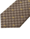 Interlocking GG Pattern Bee Print Tie Beigle - GUCCI - BALAAN 4