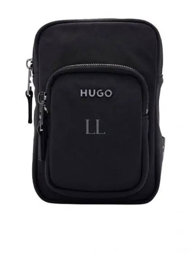 Tyrone Nylon Cross Bag Black - HUGO BOSS - BALAAN 2