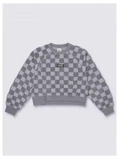 Official Spaced Out Crop Crew Sweater VN000GNZCSU1 - VANS - BALAAN 1