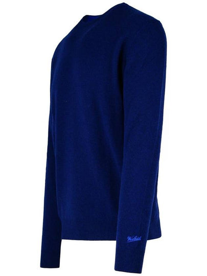 Woolrich Blue Wool Sweater - WOOLRICH - BALAAN 2