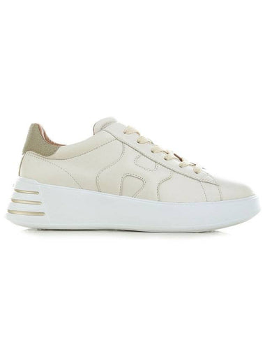 leather low-top sneakers beige - HOGAN - BALAAN 1