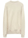 Face Patch Crew Neck Sweatshirt Beige - ACNE STUDIOS - BALAAN 3