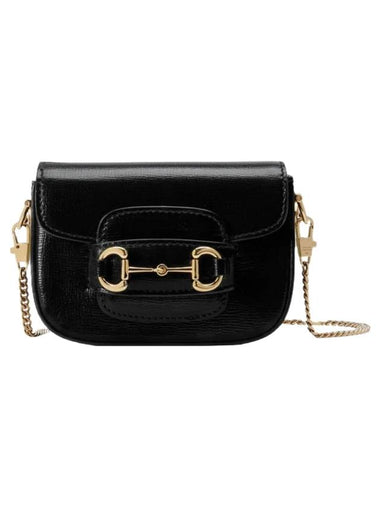 Horsebit 1955 Super Mini Bag Black - GUCCI - BALAAN 1