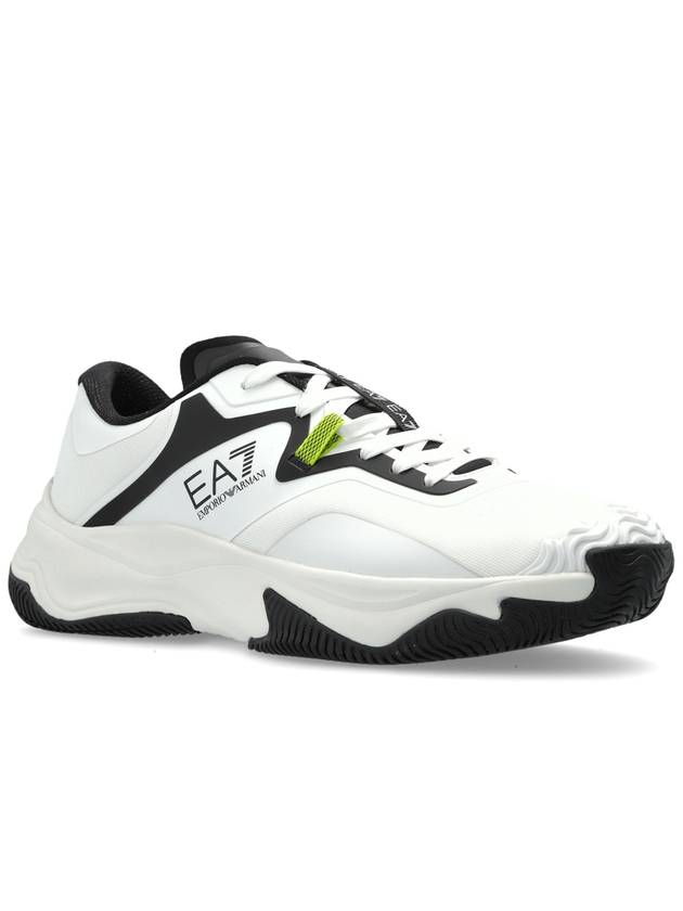 EA7 Emporio Armani Sports Shoes With Logo, Men's, White - EMPORIO ARMANI - BALAAN 4