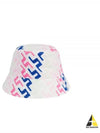 wave print bucket hat pink paint bridge - J.LINDEBERG - BALAAN 2