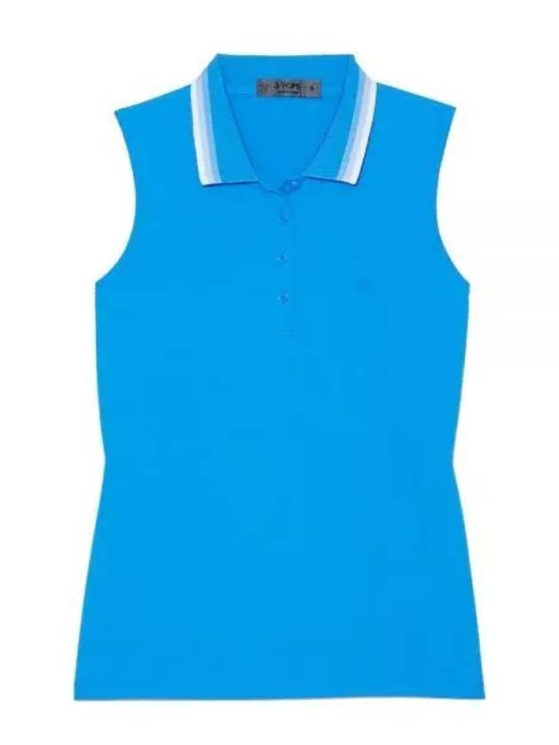 Women'S Tech Nylon Polo Sleeveless Blue - G/FORE - BALAAN 2