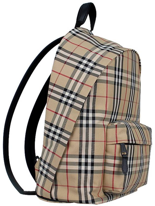 Vintage Check Motif Nylon Backpack Beige - BURBERRY - BALAAN 4