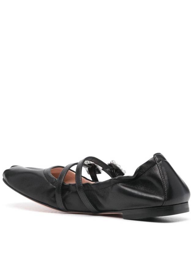 Mary Janes Leather Flat Black - ROGER VIVIER - BALAAN 3