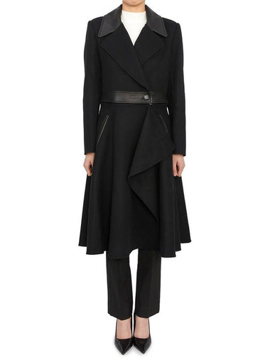 Women's long coat ROSE BLACK - MACKAGE - BALAAN 1