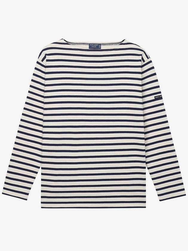 Gildo Striped Long Sleeve T-Shirt Ecru Marine - SAINT JAMES - BALAAN 2