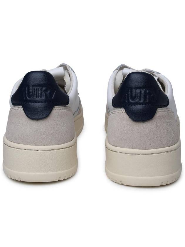 Medalist Navy Tab Low Top Sneakers White Blue - AUTRY - BALAAN 5