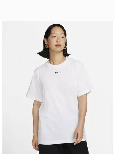 Sportswear Small Swoosh Short Sleeve T-Shirt White - NIKE - BALAAN 2