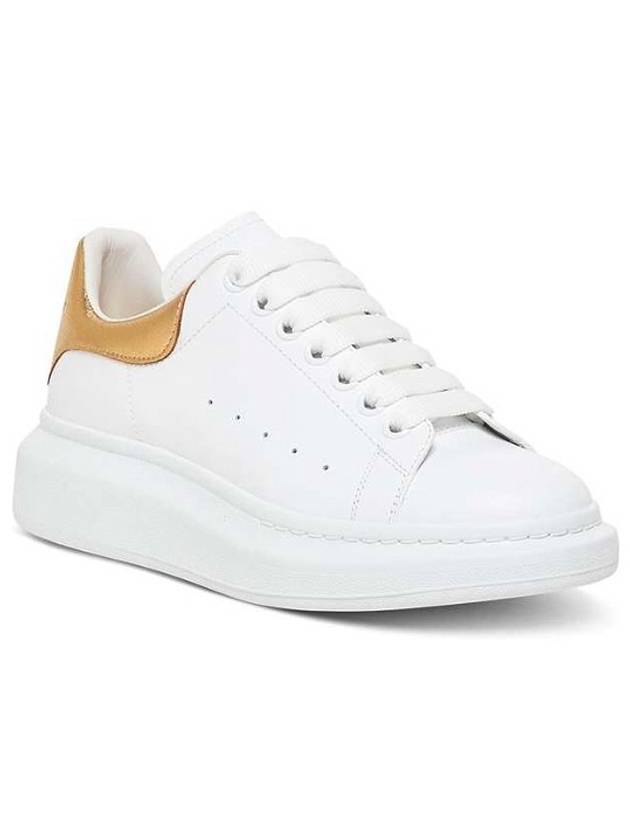 Oversole Gold Tab Low Top Sneakers White - ALEXANDER MCQUEEN - BALAAN 3