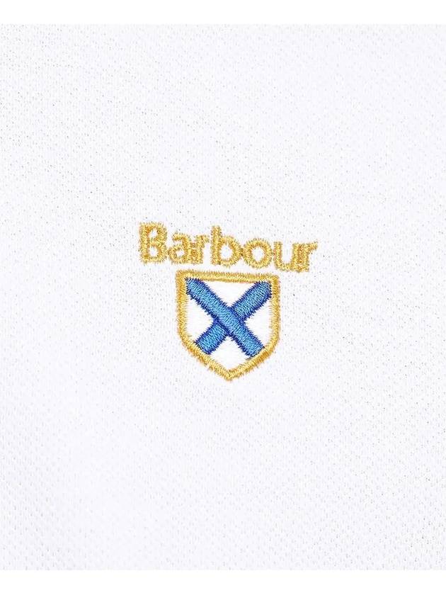 Society Polo Shirt White - BARBOUR - BALAAN 7