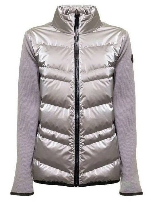 9B00008 M1131 915 Metallic Silver Gray Women’s Jacket - MONCLER - BALAAN 2