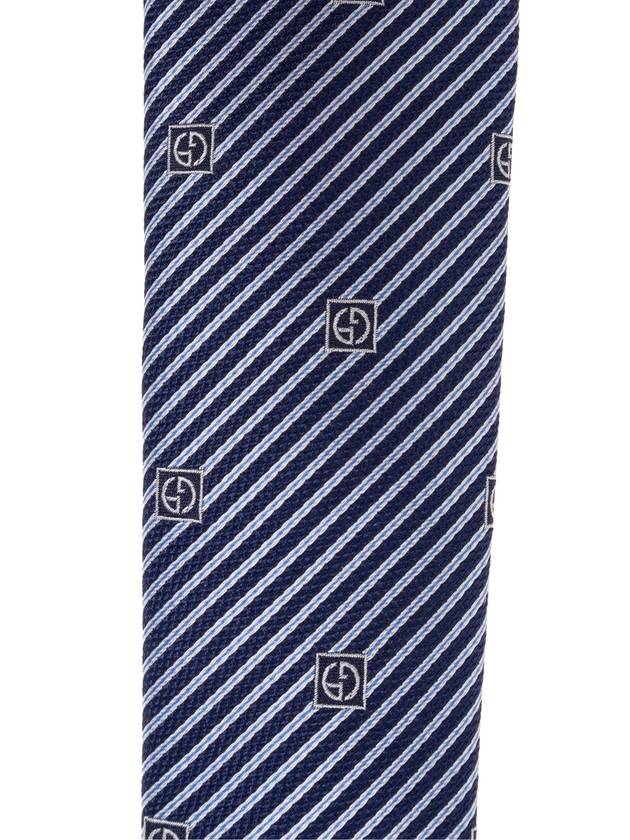 Giorgio Armani Silk Tie, Men's, Navy Blue - GIORGIO ARMANI - BALAAN 3