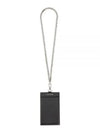 Chain Strap Leather Phone Case Black - ALEXANDER MCQUEEN - BALAAN 2